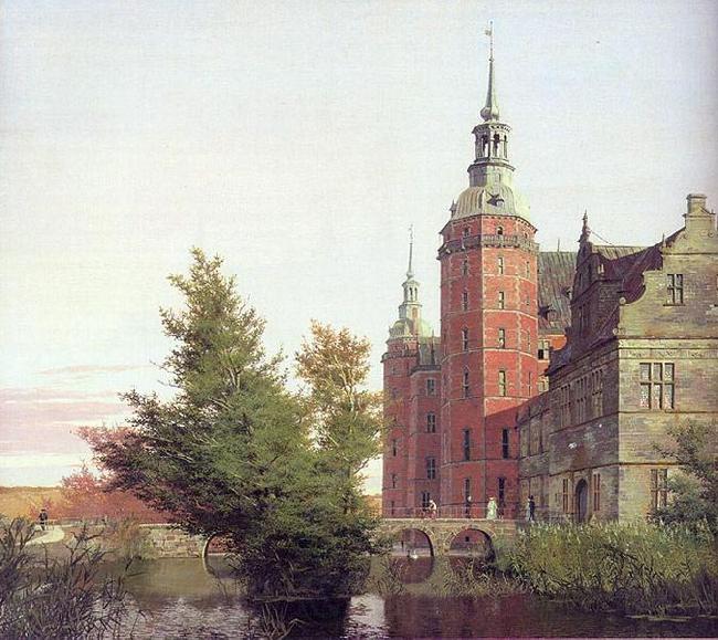 Christen Kobke Frederiksborg Castle Seen from the Northwest Norge oil painting art